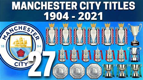 how many titles does man city have